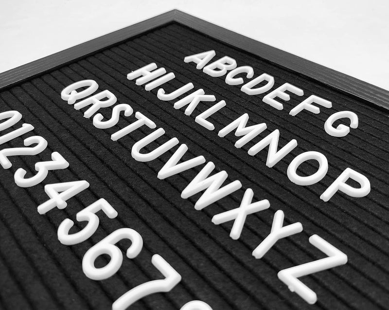 G GAMIT Felt Letter Board Letters Set - Pre-cut 378pcs Standard 1inch White Letters Only (No Board Included) - Image 5